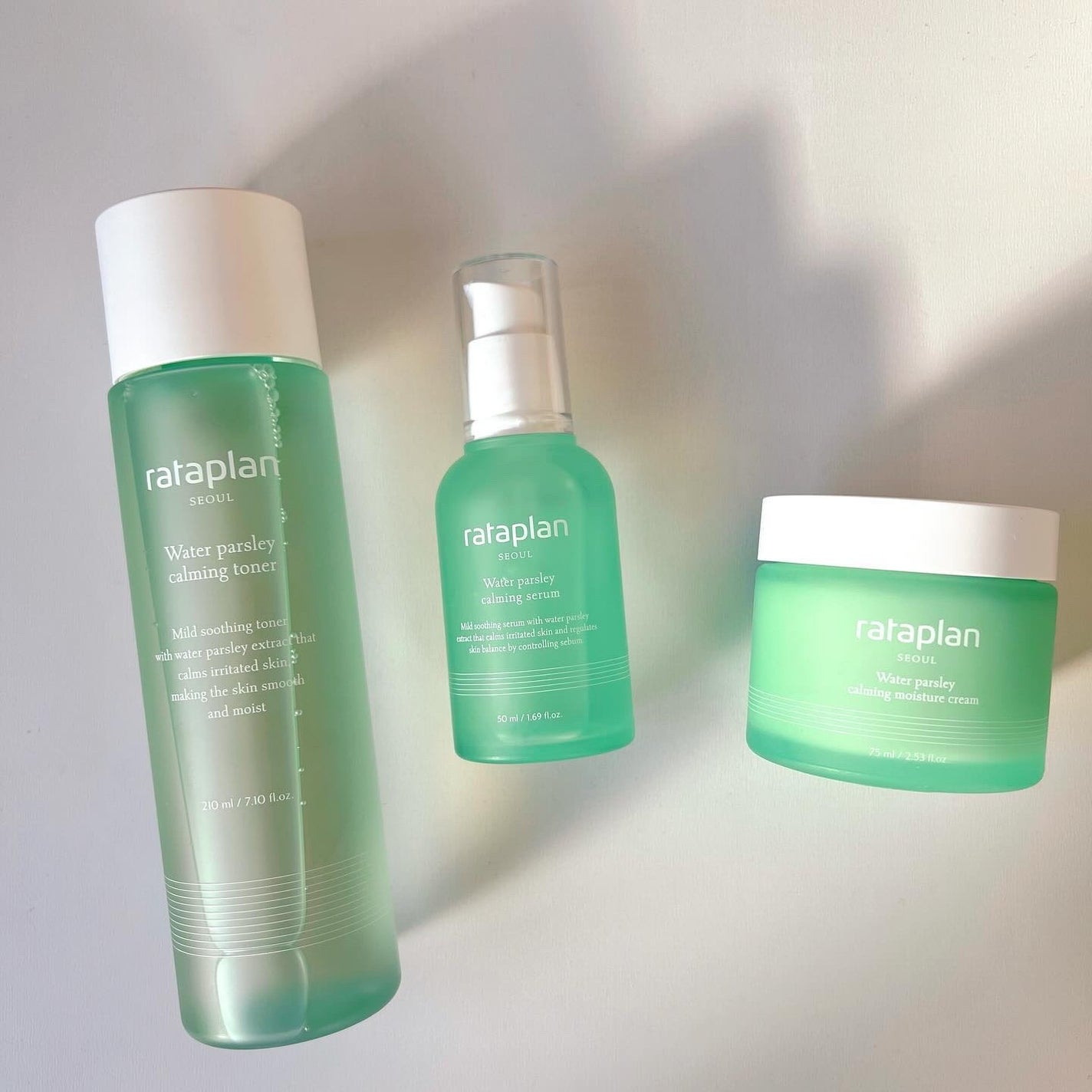 ウォーターパセリカーミングセラム/rataplan/美容液を使ったクチコミ(3枚目)