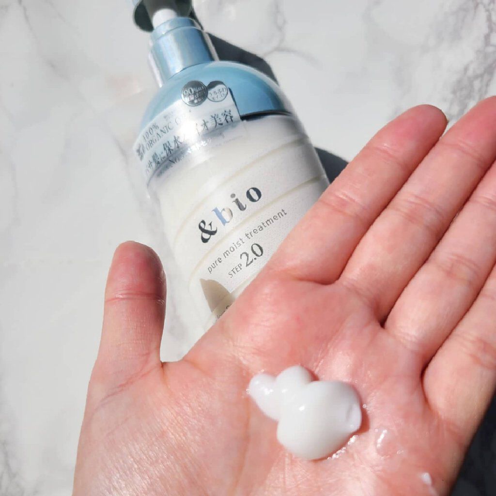 ピュアモイスト シャンプー 1.0／ヘアトリートメント 2.0 ヘアトリートメント/&bio/市販シャンプーを使ったクチコミ（3枚目）