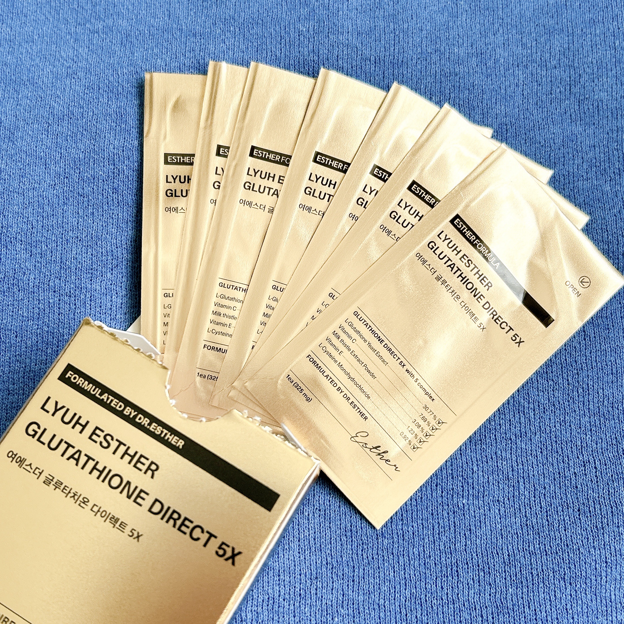 ヨエスターグルタチオンダイレクト５X/ESTHER FORMULA/美容サプリメントを使ったクチコミ（1枚目）