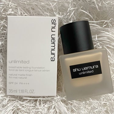 アンリミテッド ラスティング フルイド/shu uemura/リキッドファンデーションを使ったクチコミ（3枚目）