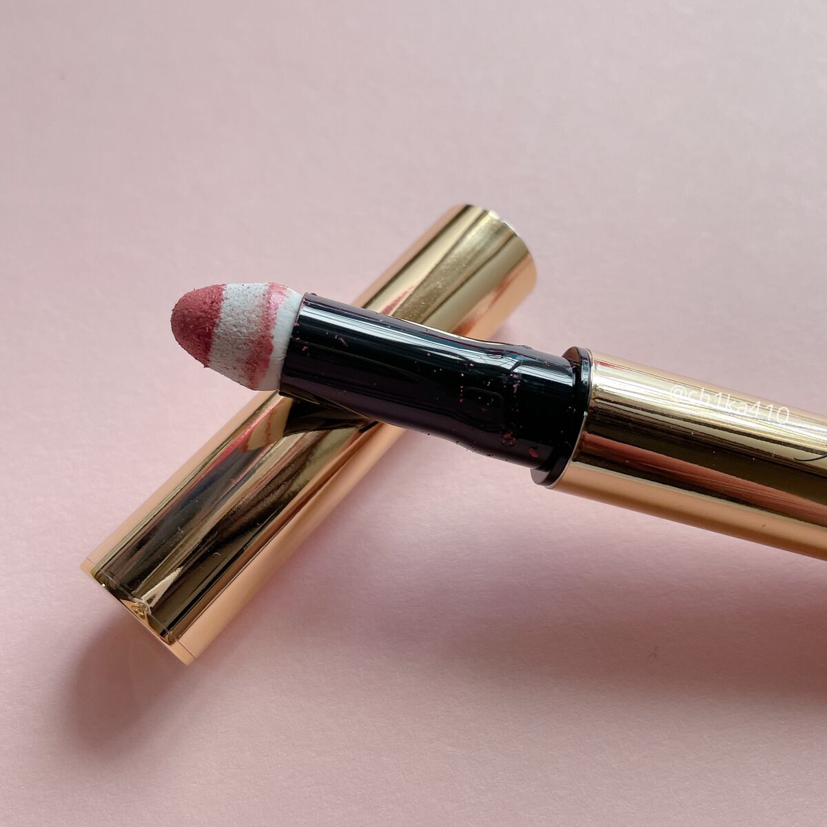 コンスピキュアス チップオンアイズ EX-04 ローズピンク/Amplitude/単色アイシャドウを使ったクチコミ（2枚目）