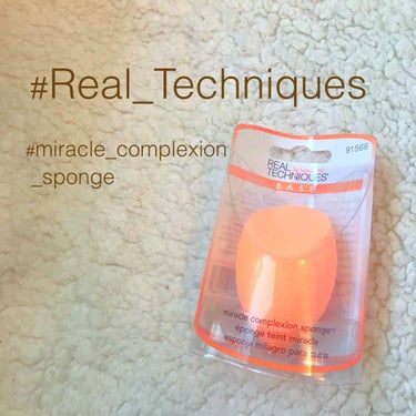 Miracle Complexion Sponge/Real Techniques/パフ・スポンジを使ったクチコミ（1枚目）