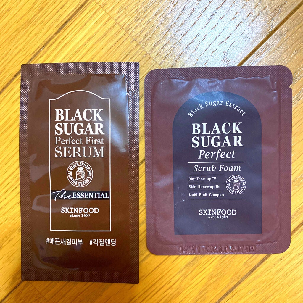 ブラックシュガー パーフェクト スクラブフォーム/SKINFOOD/洗顔フォームを使ったクチコミ(1枚目)