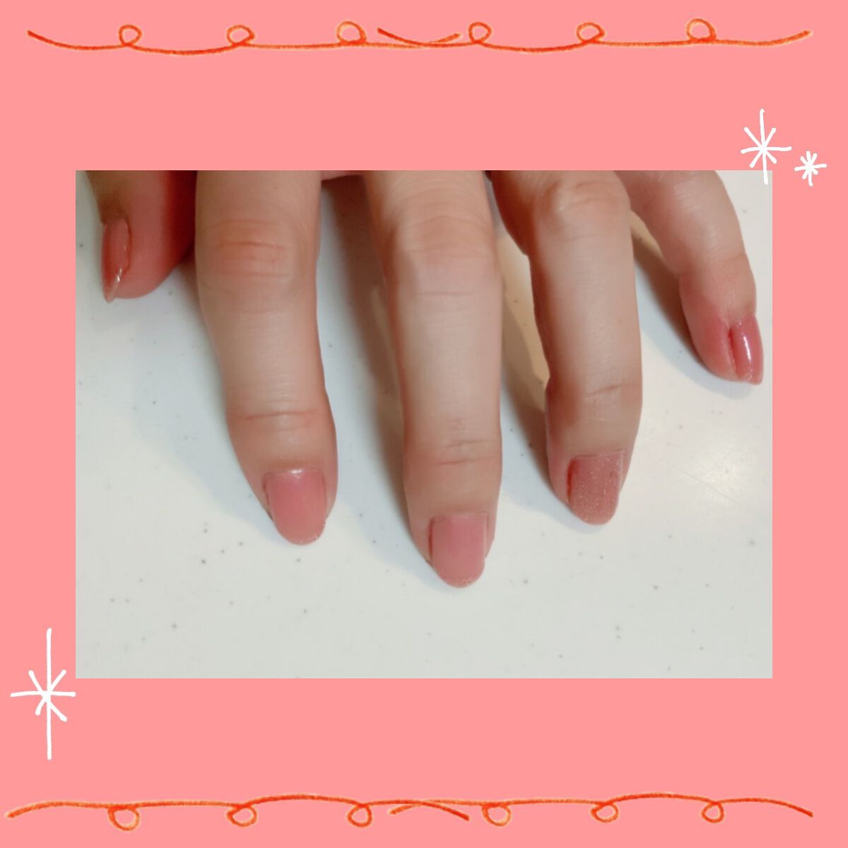 ガラスドロップジェルコート/MAJOLICA MAJORCA/ネイルトップコートを使ったクチコミ(2枚目)