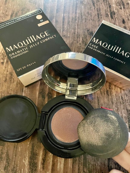 ドラマティックジェリーコンパクト/マキアージュ/クッションファンデーションを使ったクチコミ(4枚目)