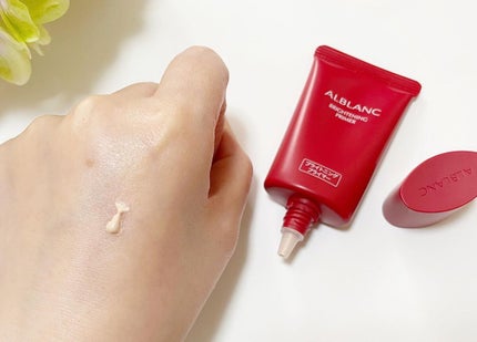 ブライトニングプライマー/ALBLANC/化粧下地を使ったクチコミ(2枚目)