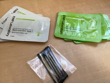 アンチポアブラックヘッドパーフェクトクリアキット/CNP Laboratory/シートマスク・パックを使ったクチコミ(2枚目)