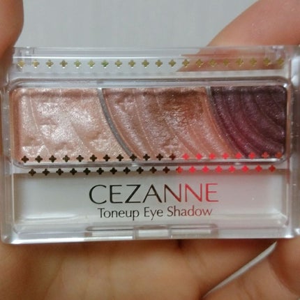 トーンアップアイシャドウ/CEZANNE/アイシャドウパレットを使ったクチコミ(1枚目)