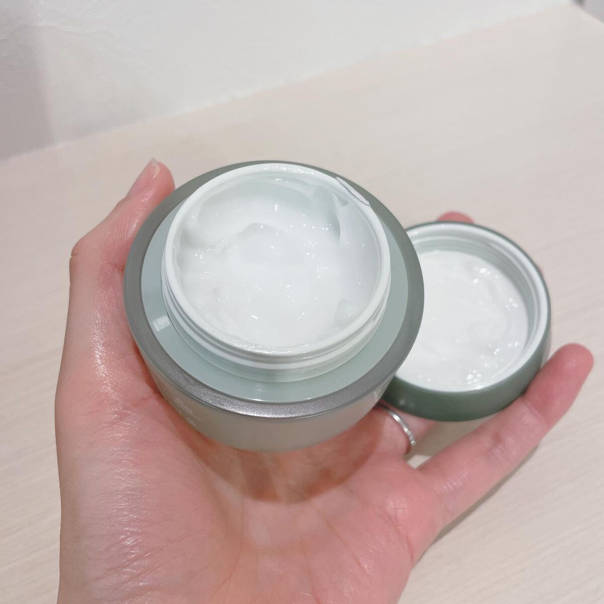 ピュアアルテミシア カーミングウォータークリーム/HANYUL(ハンユル)/フェイスクリームを使ったクチコミ（3枚目）