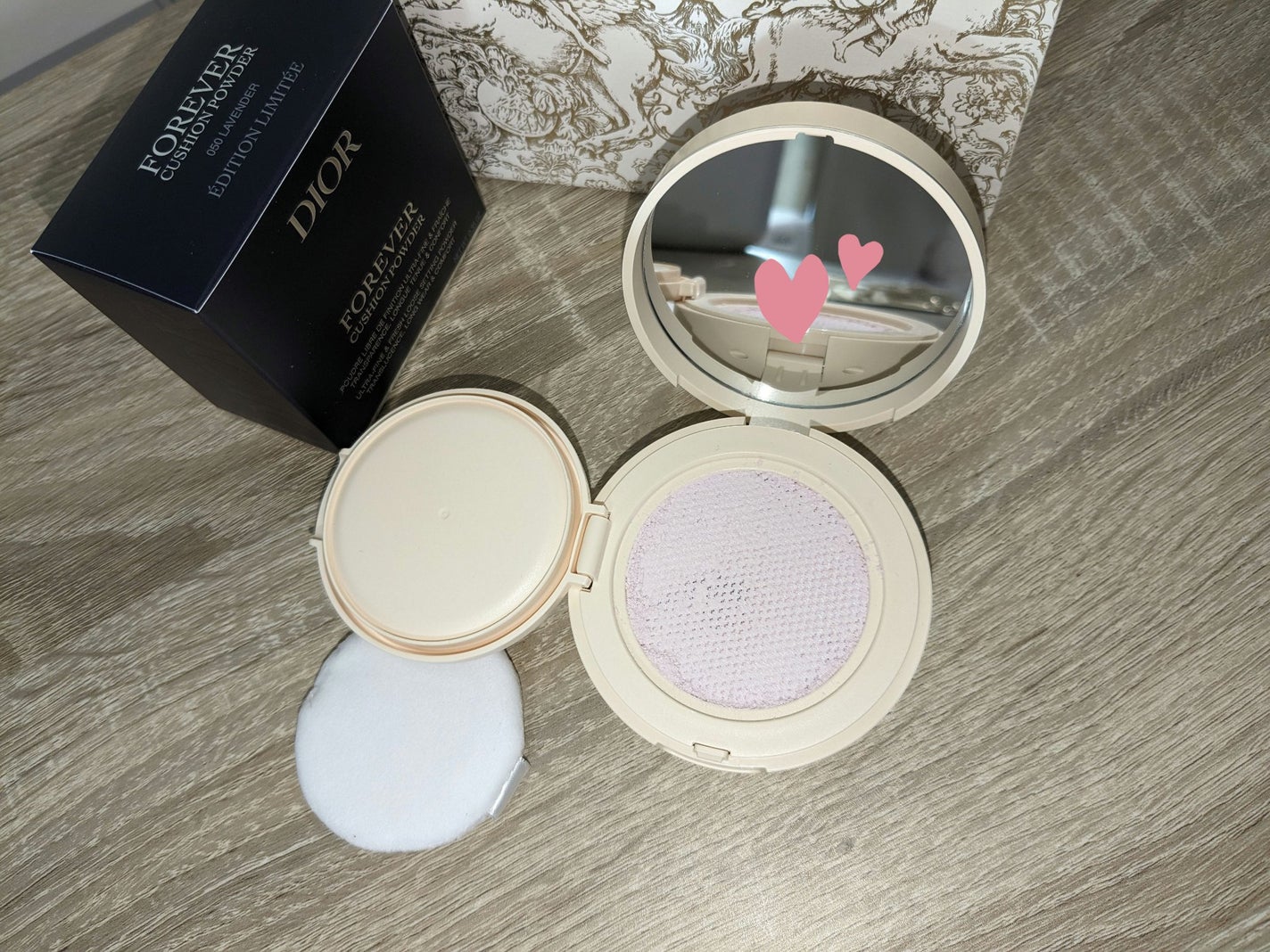 ディオールスキン フォーエヴァー クッション パウダー/Dior/ルースパウダーを使ったクチコミ(2枚目)