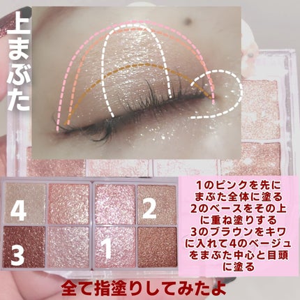 プティパレットアイズ(スパークリングタイプ)/キャンメイク/アイシャドウを使ったクチコミ(7枚目)