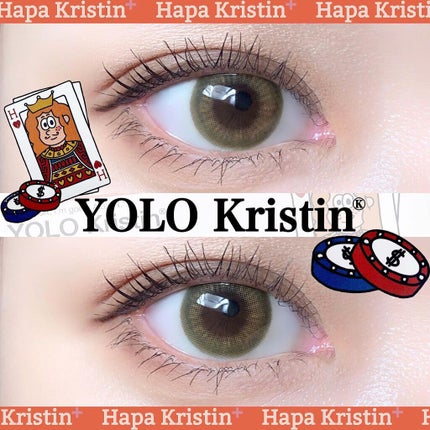 YOLO Kristin/Hapa kristin/カラーコンタクトレンズを使ったクチコミ(1枚目)