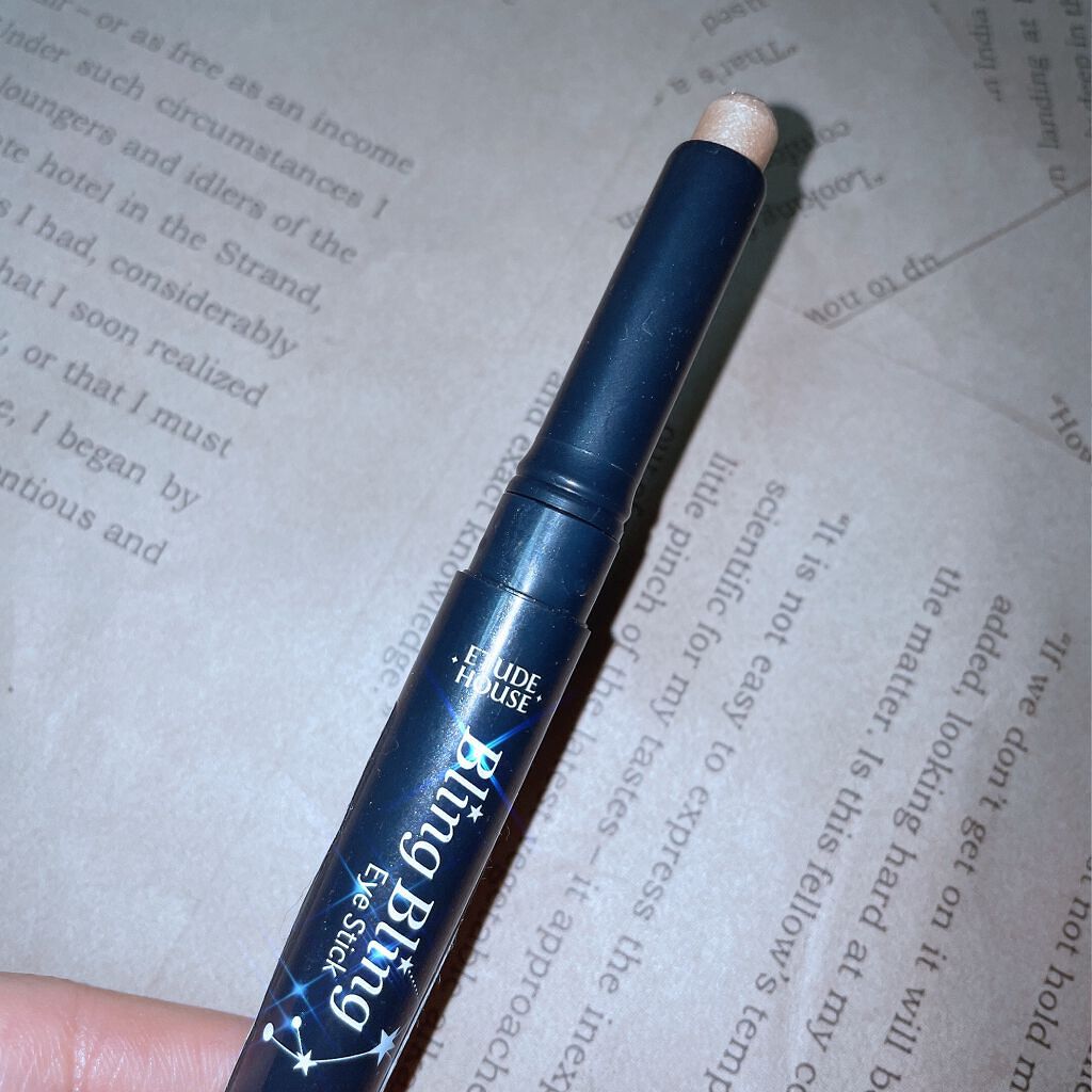 キラキラ アイシャドウ/ETUDE/スティックアイシャドウを使ったクチコミ(1枚目)