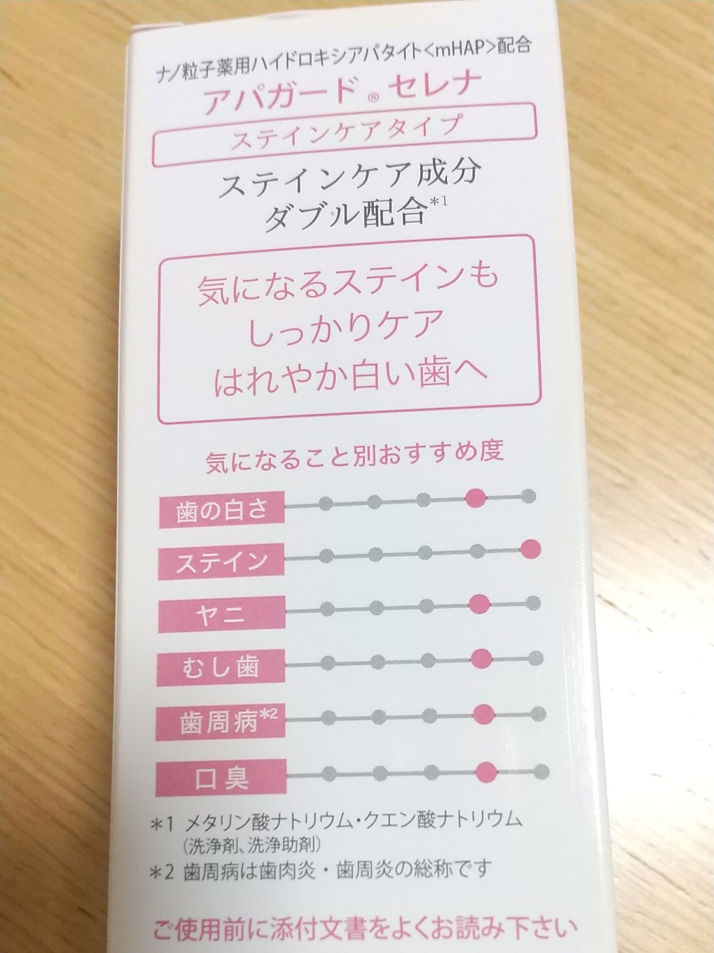 アパガードセレナ/アパガード/歯磨き粉を使ったクチコミ(2枚目)