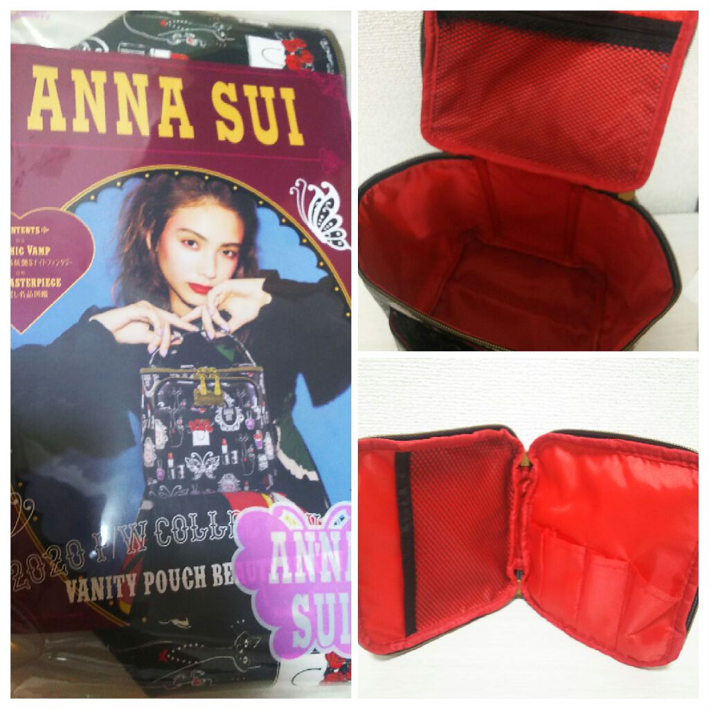 ANNASUI 2020 F/W COLLECTION BOOK VANITY POUCH BEAUTY BEAUTY/宝島社/雑誌を使ったクチコミ(2枚目)