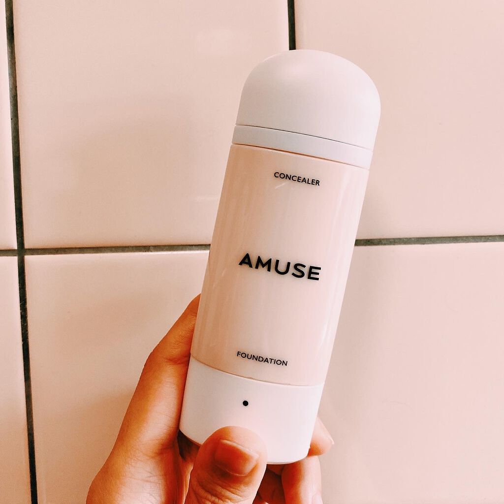 スキンチューンファンデーション/AMUSE/リキッドファンデーションを使ったクチコミ（2枚目）
