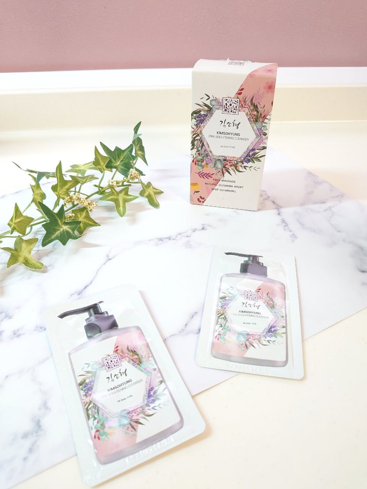 PINK BRIGHTENING CLEANSER/KIM SOHYUNG BEAUTY/オールインワン化粧品を使ったクチコミ（1枚目）