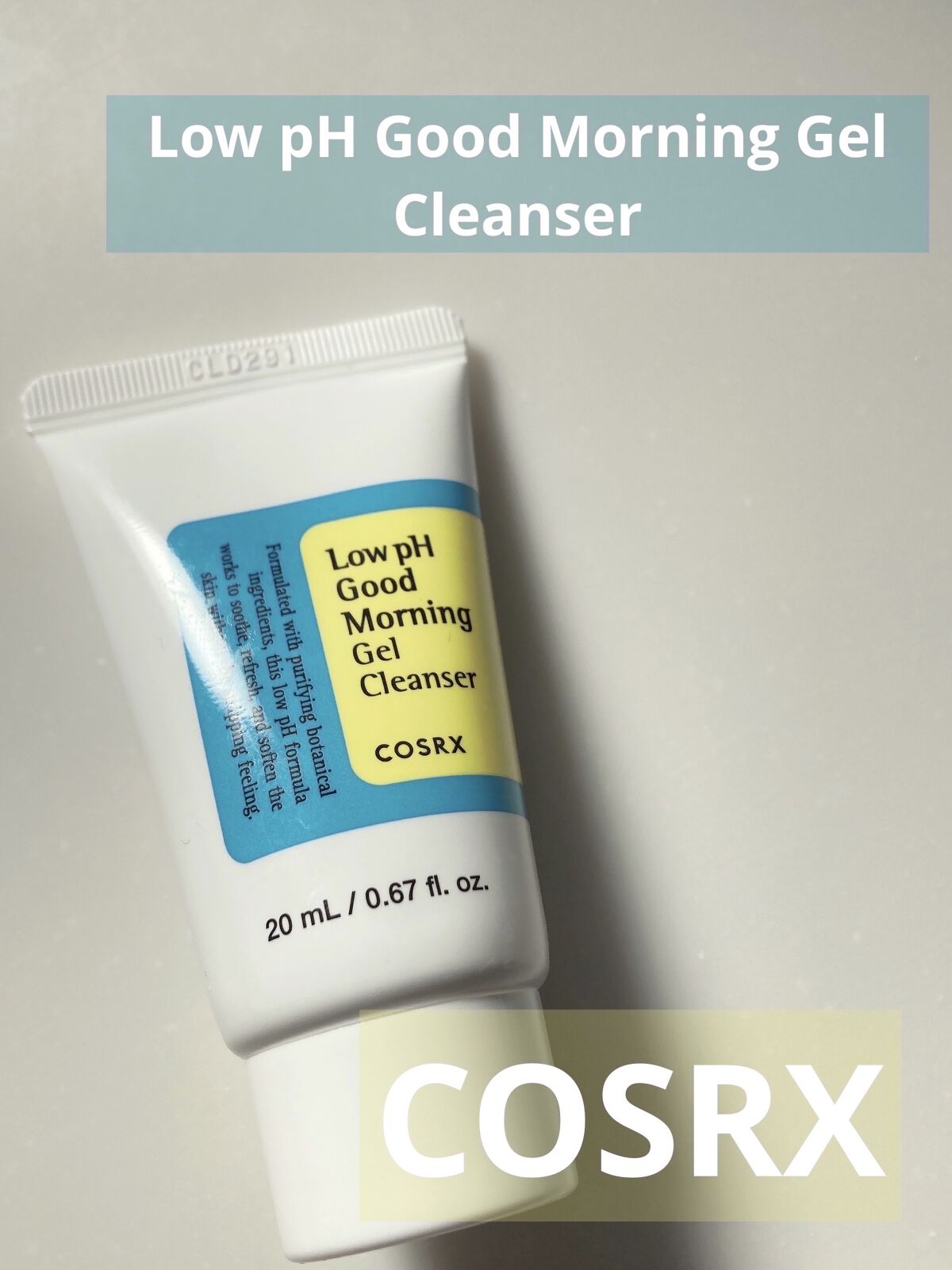 弱酸性グッドモーニングジェルクレンザー/COSRX/その他洗顔料を使ったクチコミ（1枚目）