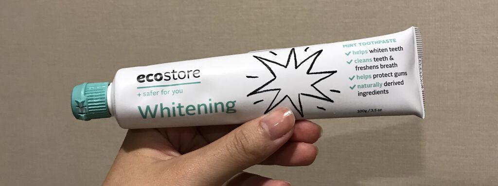 トゥースペースト＜ホワイトニング＞/ecostore/歯磨き粉を使ったクチコミ（1枚目）