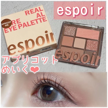 リアルアイパレット/espoir/アイシャドウパレットを使ったクチコミ（1枚目）