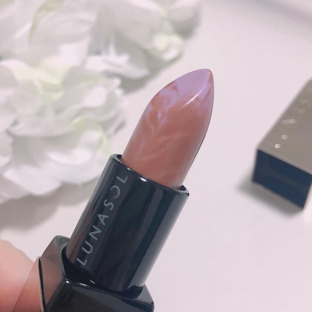 マージングカラーリップブラッシュ/LUNASOL/口紅を使ったクチコミ(2枚目)