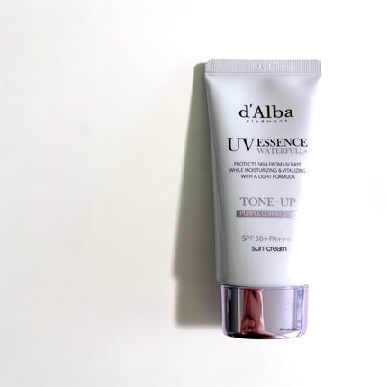 ダルバ ウォータフル トーンアップ サンクリーム(パープル)/ダルバ/日焼け止めクリームを使ったクチコミ(1枚目)