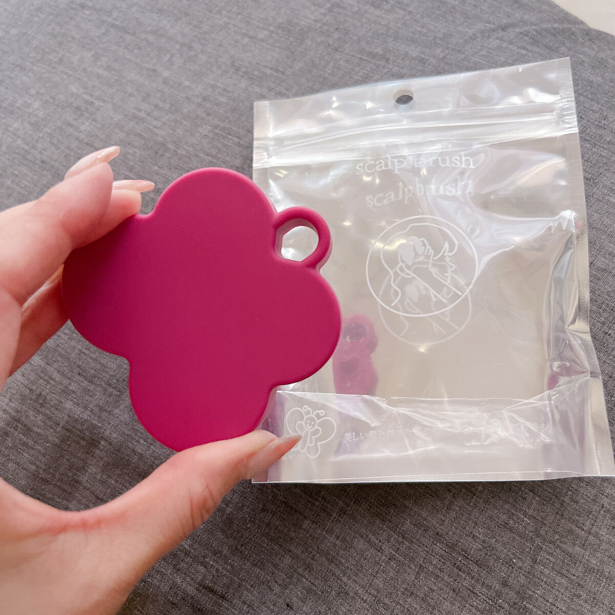 uka scalp brush kenzan uka scalp brush kenzan soft/uka/スカルプブラシを使ったクチコミ（2枚目）