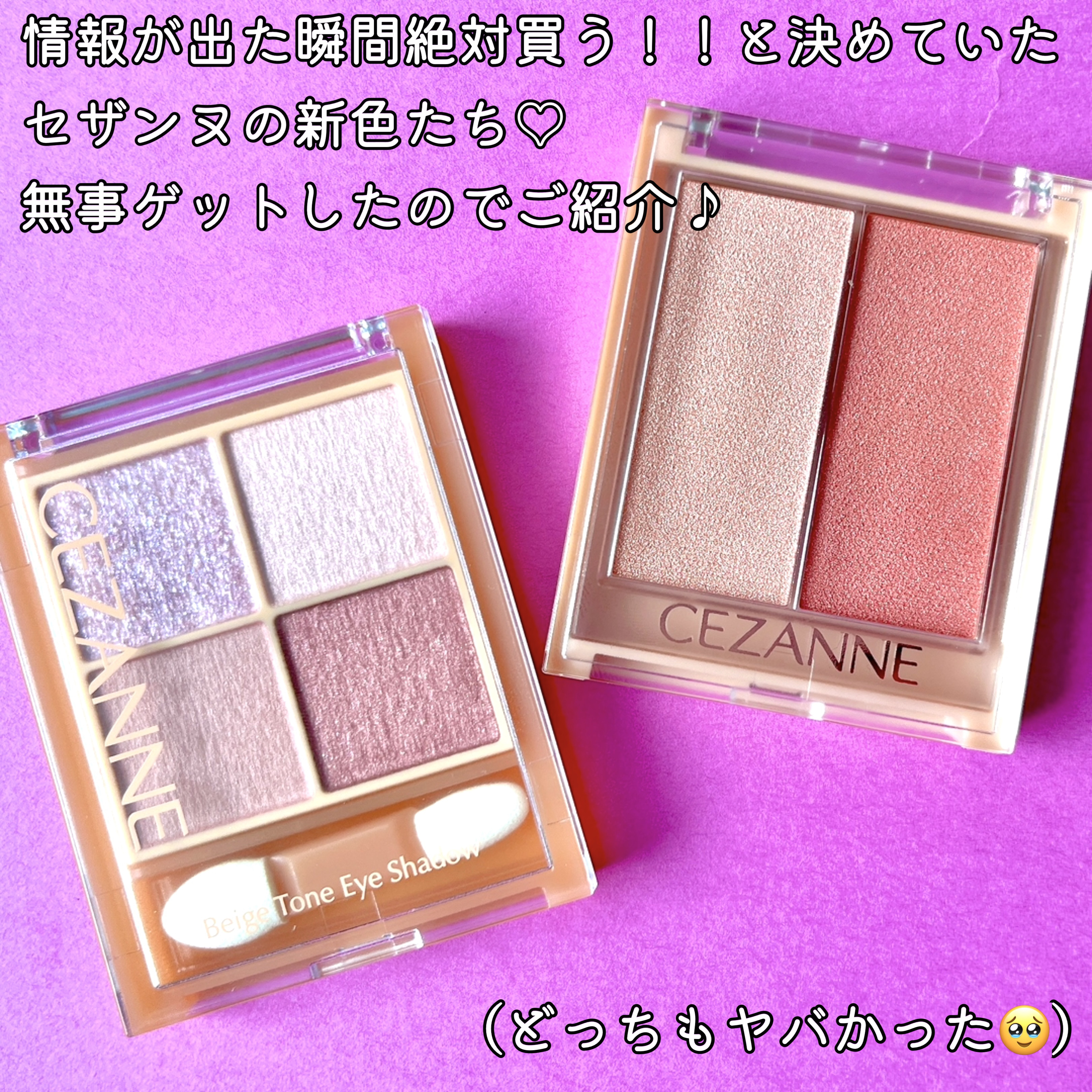 ベージュトーンアイシャドウ/CEZANNE/アイシャドウパレットを使ったクチコミ（2枚目）