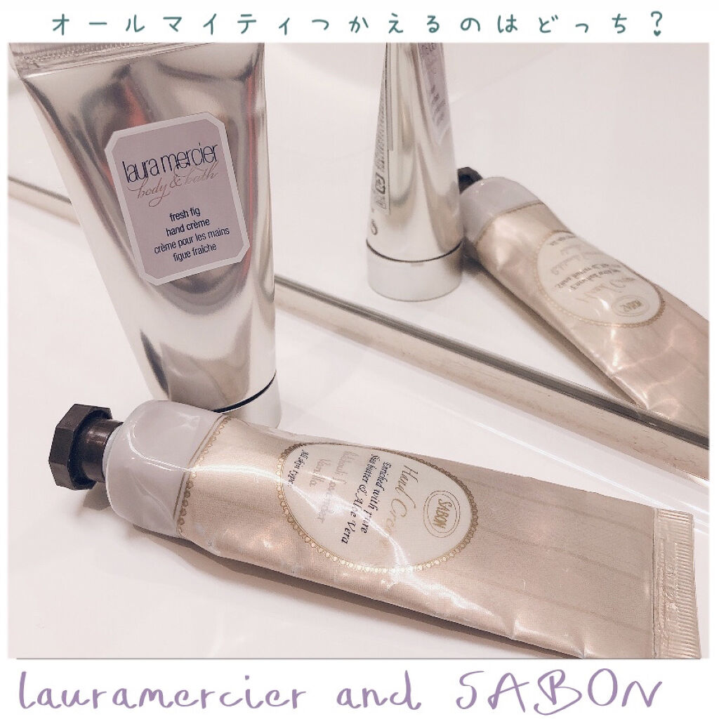 バターハンドクリーム  パチュリ・ラベンダー・バニラ/SABON/ハンドクリームを使ったクチコミ（1枚目）