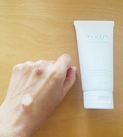マンナンジェリーハイドロウォッシュ/PLUEST/洗顔料を使ったクチコミ(3枚目)