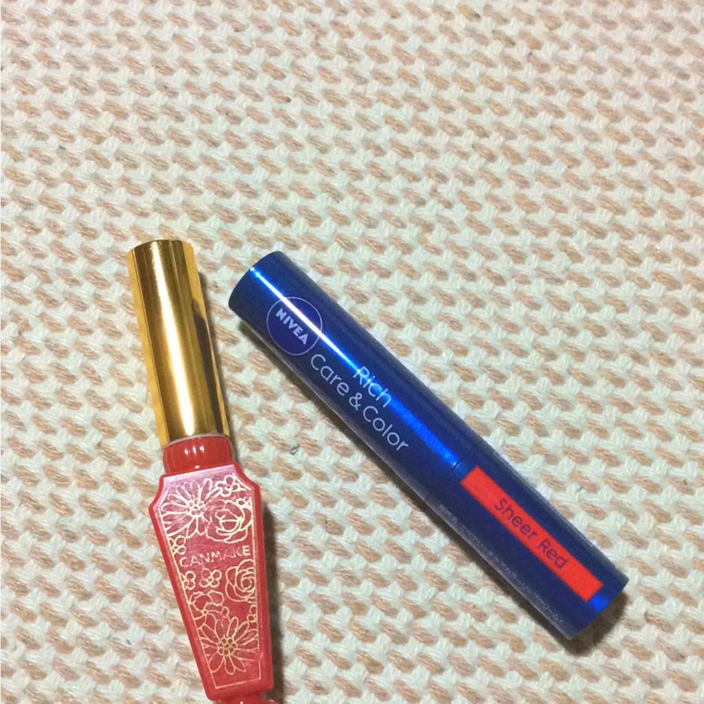 ニベア リッチケア＆カラーリップ/ニベア/リップクリームを使ったクチコミ（2枚目）