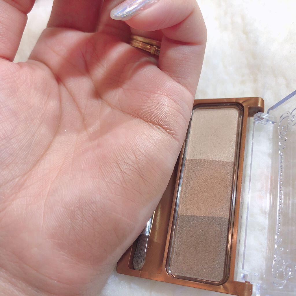 ノーズ＆アイブロウパウダー/CEZANNE/パウダーアイブロウを使ったクチコミ（3枚目）