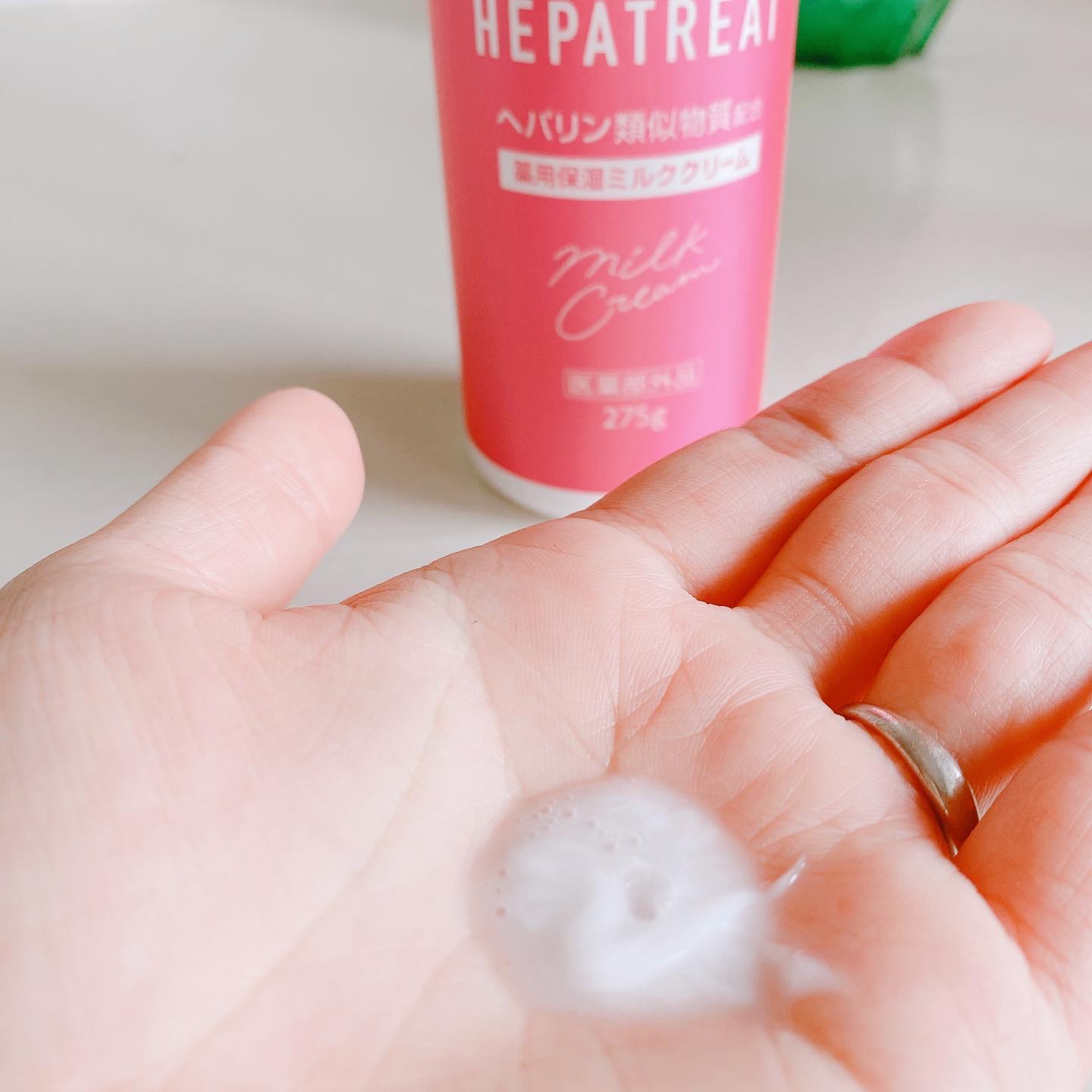 ヘパトリート 薬用保湿ミルククリーム/ゼトックスタイル/ボディクリームを使ったクチコミ（3枚目）