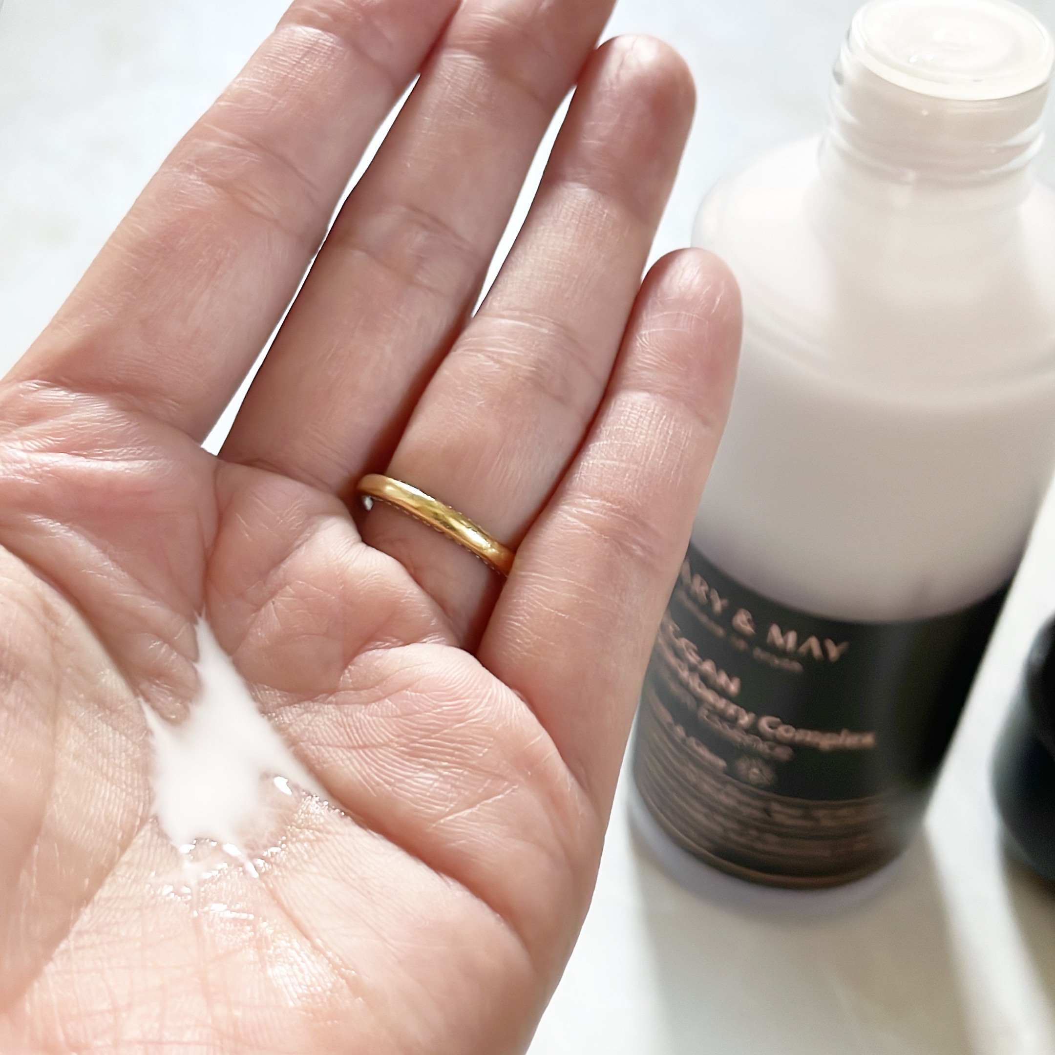 Sensitive Soothing Gel Cream/MARY&MAY/フェイスクリームを使ったクチコミ（3枚目）