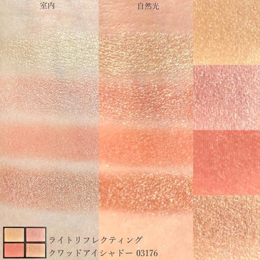 ライトリフレクティング クワッドアイシャドー 03176/NARS/アイシャドウパレットを使ったクチコミ（3枚目）