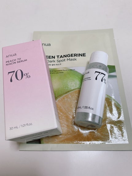 桃70%ナイアシンセラム/Anua/美容液を使ったクチコミ(1枚目)