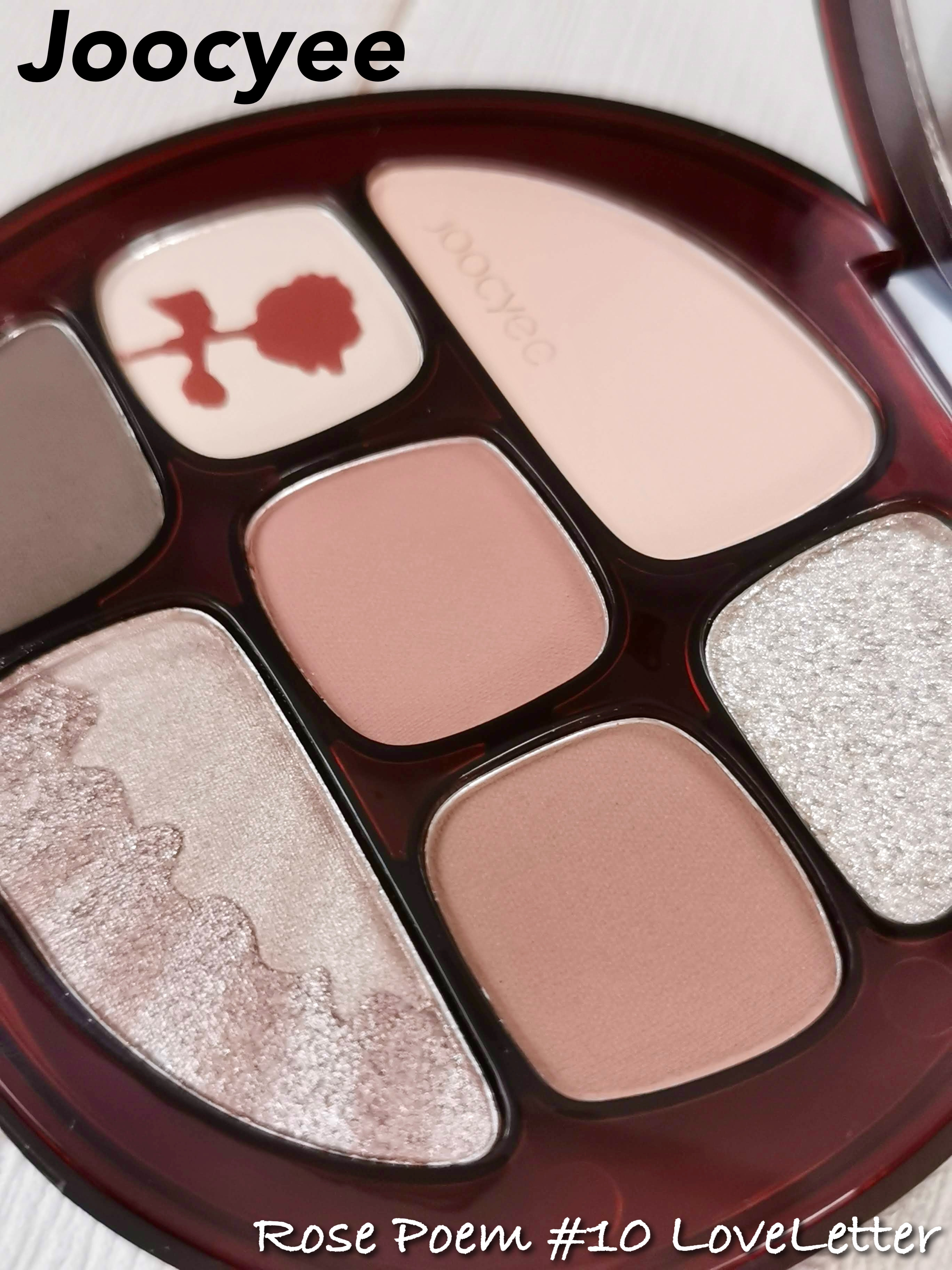 ローズポエムマルチパレット #10ラブレター/Joocyee/アイシャドウパレットを使ったクチコミ（2枚目）
