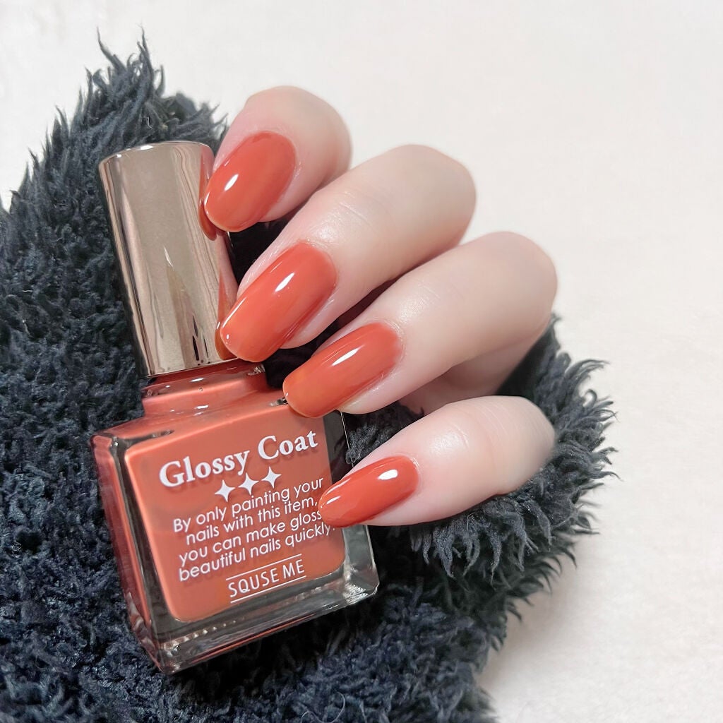 グロッシーコート/スキューズミー/オールインワンネイルを使ったクチコミ(1枚目)