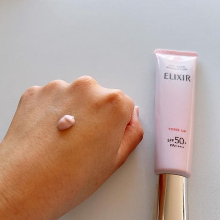 エリクシール デーケアレボリューション トーンアップ SP+ aa/エリクシール/化粧下地を使ったクチコミ(2枚目)