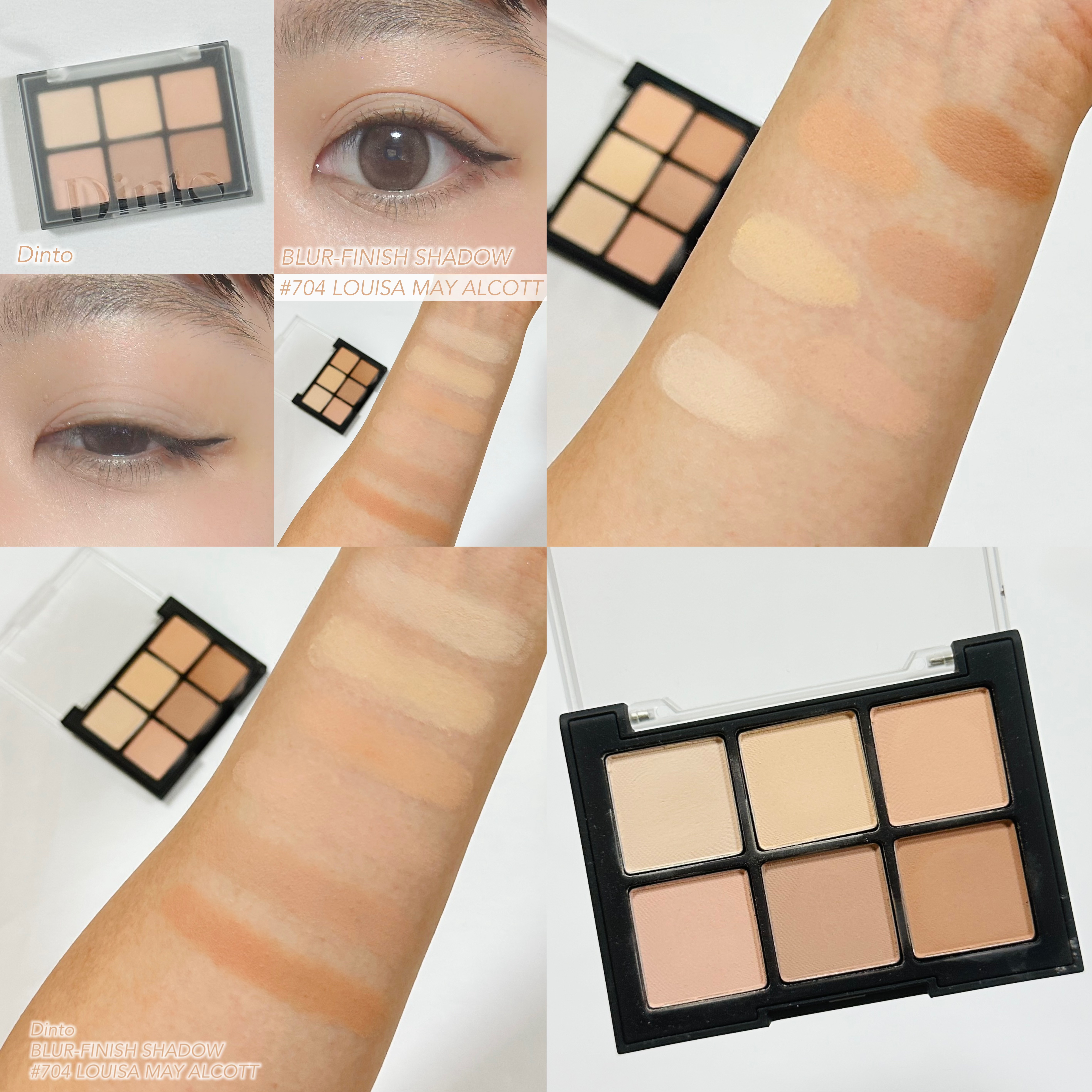 ブラーフィニシュシャドウパレット 704  ルイザ・メイ・オルコット/Dinto/アイシャドウパレットを使ったクチコミ（3枚目）