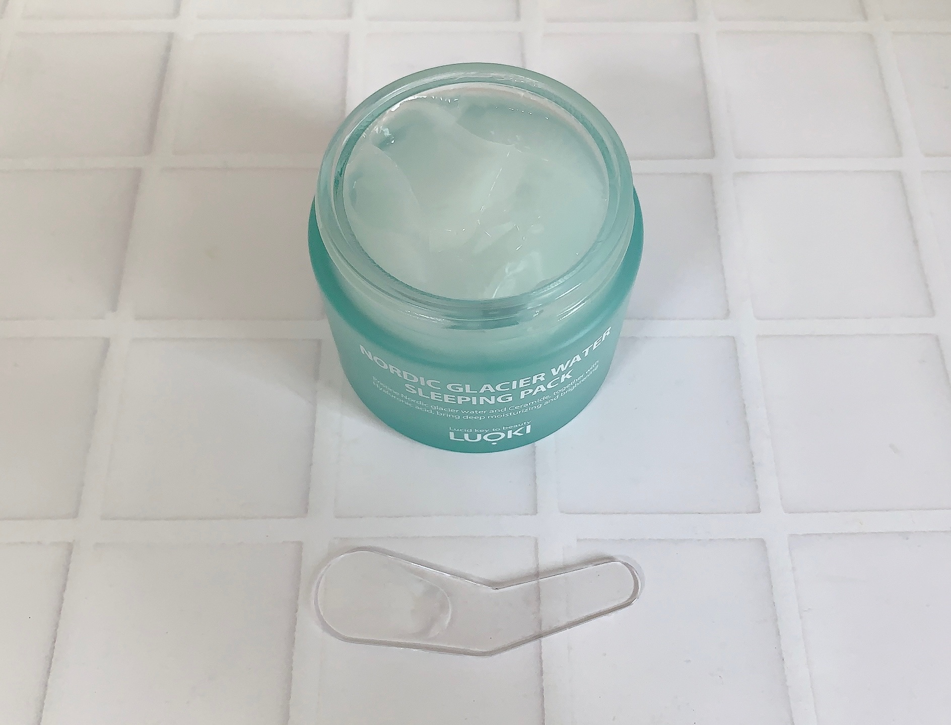 ノルディック氷河水スリーピングパック/LUOKI/フェイスクリームを使ったクチコミ（3枚目）