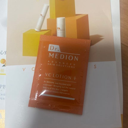 ドクターメディオン ドクターメディオン VCローションプラスのクチコミ「メディオン ドクターメディオン VCローションプラス
化粧水のサンプル頂きました!!ビタミンC.....」(1枚目)