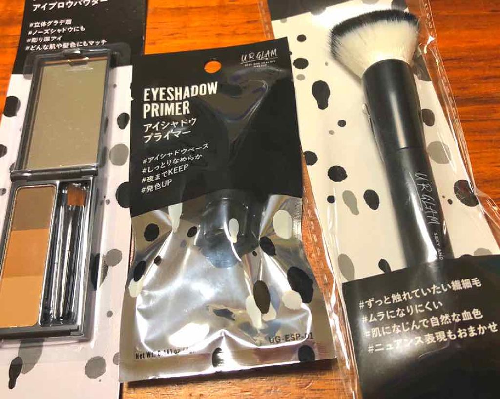 UR GLAM　CHEEK BRUSH/U R GLAM/メイクブラシを使ったクチコミ（1枚目）