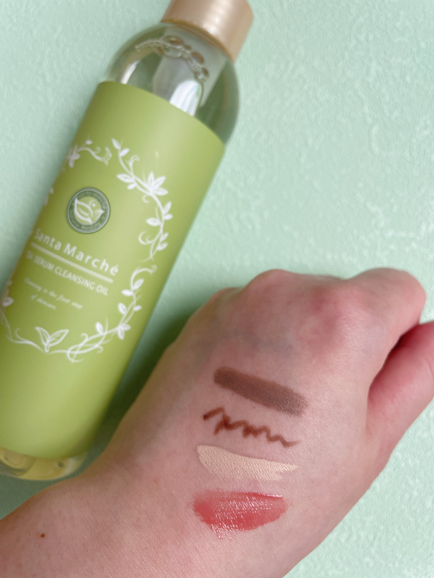 ティーセラムクレンジングオイル/サンタマルシェ/オイルクレンジングを使ったクチコミ(4枚目)