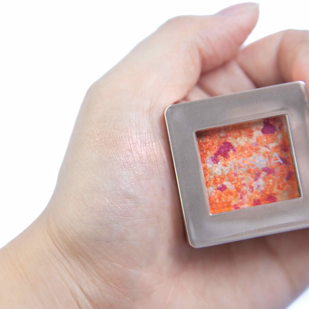 グリッタープリズム シャドウ/MISSHA/グリッターを使ったクチコミ（3枚目）