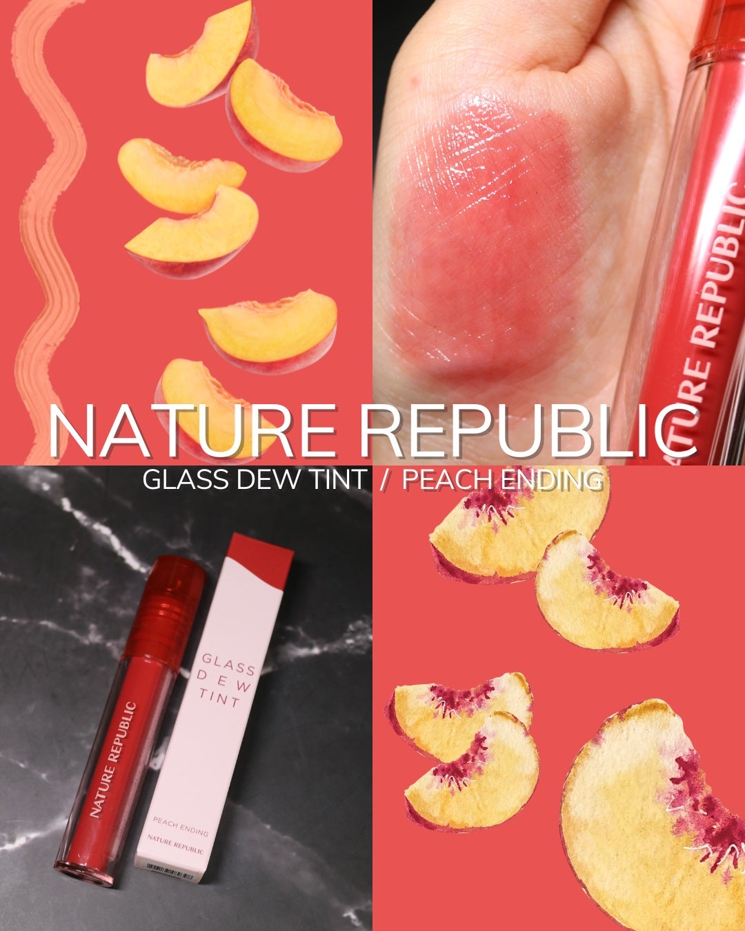 バイフラワーグラスデューティント/ネイチャーリパブリック/リップティントを使ったクチコミ(1枚目)