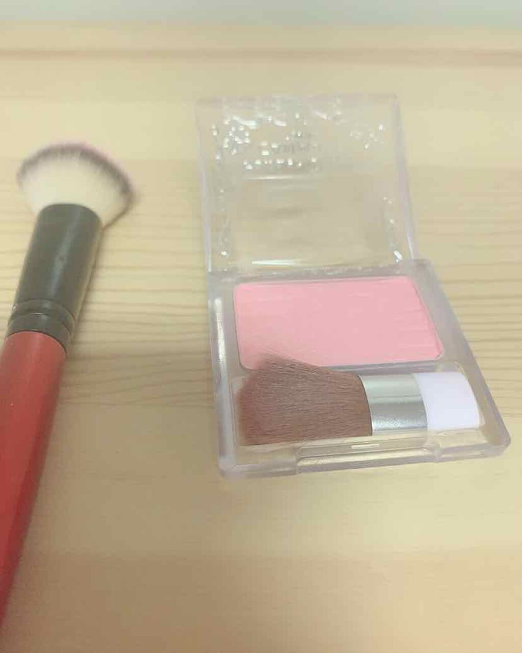 春姫 チークブラシ/DAISO/メイクブラシを使ったクチコミ（1枚目）