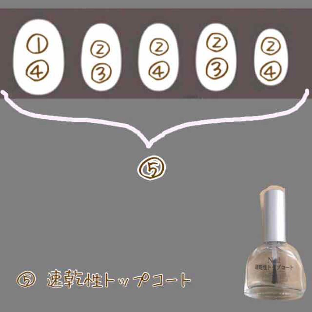 gene TOKYO ネイル/DAISO/マニキュアを使ったクチコミ(3枚目)