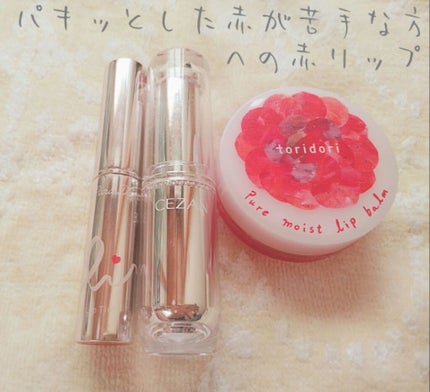 ラスティンググロスリップ/CEZANNE/口紅を使ったクチコミ(1枚目)