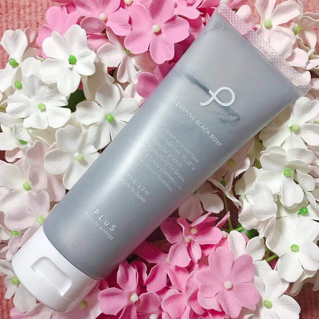 クリアファイン ブラック ソープ チューブタイプ/PLuS/洗顔フォームを使ったクチコミ(1枚目)